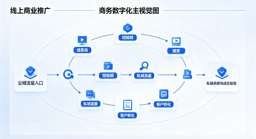 宁乡县线上商业推广怎么做？全域流量闭环搭建与低成本转化实战指南